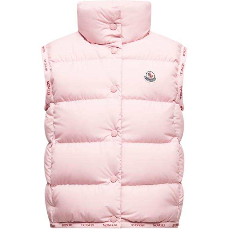 Moncler Down Vest Badia Down Gilet Pink Children Aged 3 7 Years Old