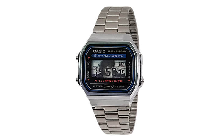 CASIO CASIO Custom Collection Quartz Movement Stainless Steel Strap Watch Men's Watches Black Dial