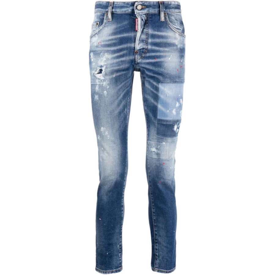 DSQUARED 2 DSQUARED 2 Skater Straight-Leg Distressed Jeans