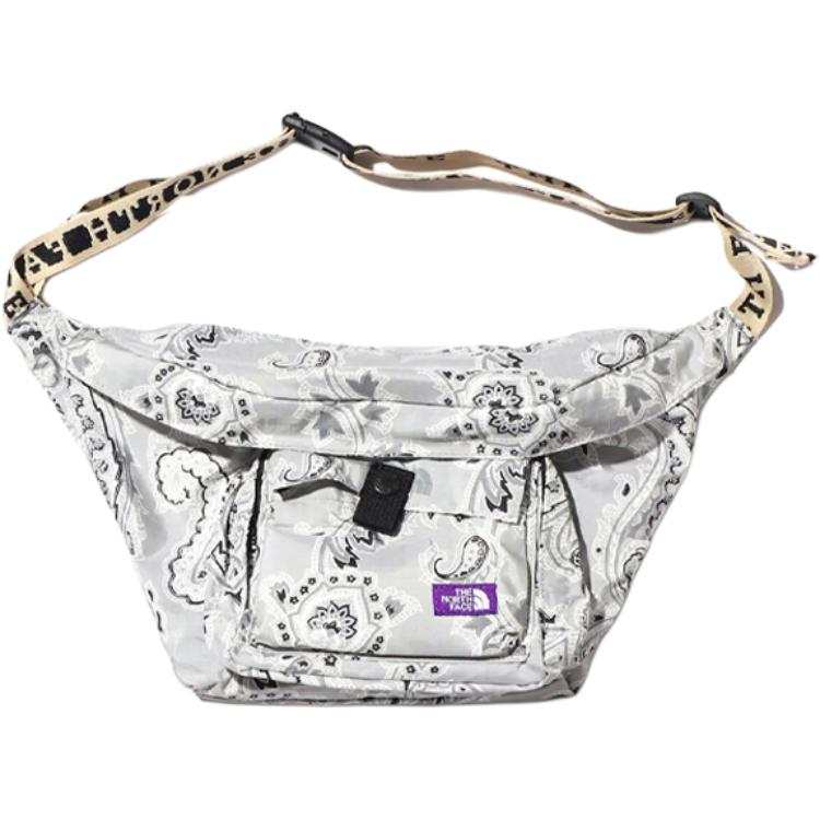 THE NORTH FACE PURPLE LABEL The North Face 4.2L Fanny Pack Crossbody Bag Outdoor Bag Polyester White Men's