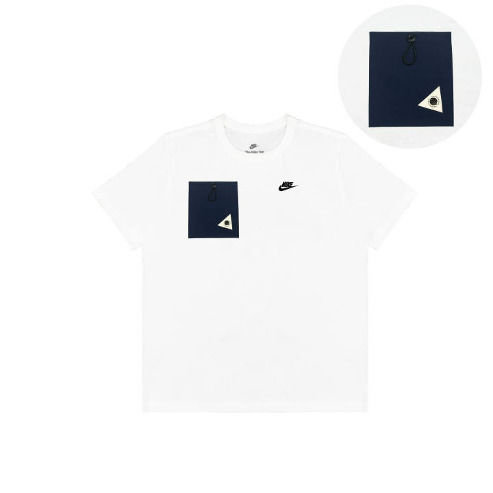 Nike Nike T Shirts Unisex White Crew Neck Straight Fit