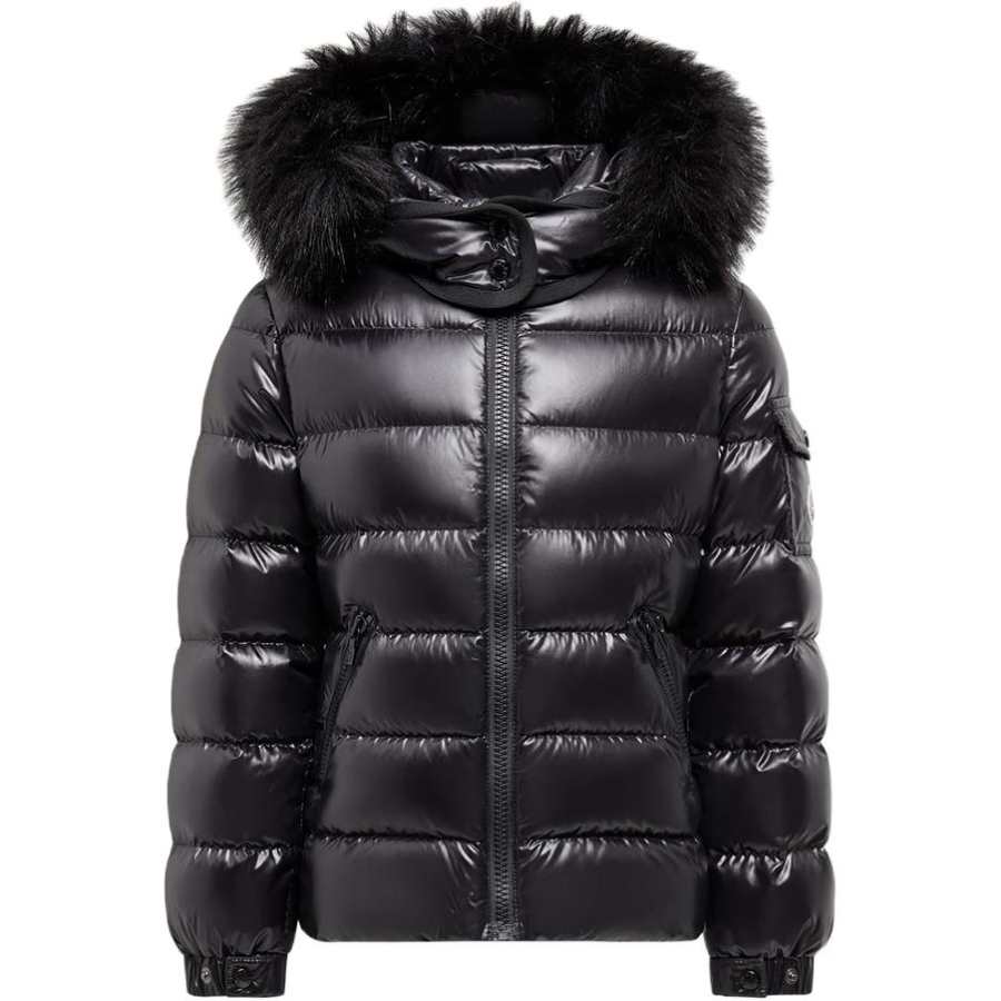Moncler Moncler Down Jacket Badyf Hooded Down Jacket Black Kids'