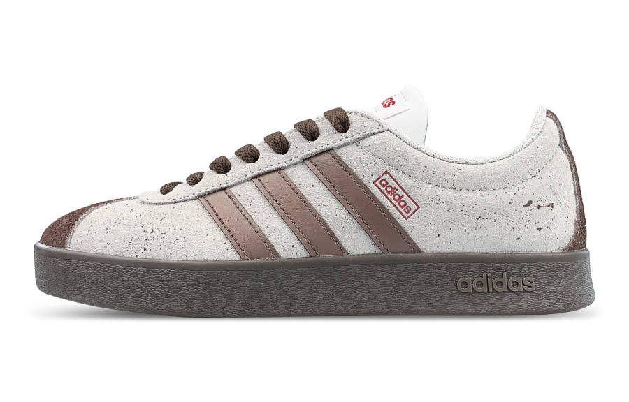Adidas Adidas VL COURT 2.0 Cushioning, Wear Resistant Low top Skateboard Shoes Unisex Gray Brown