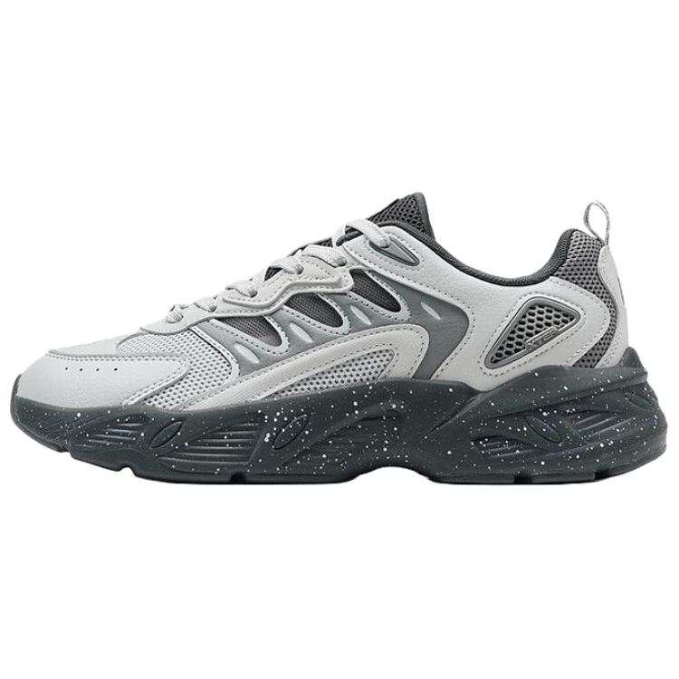 XTEP Fashion Trend Abrasion Resistant Cushioning Low top Casual Shoes Men's Gray