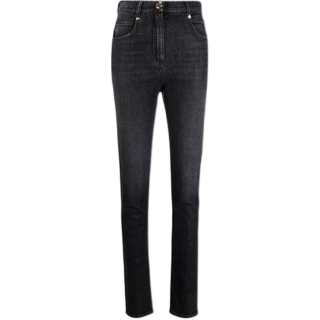 BALMAIN 【Previous Season】high-waisted button-detail denim jeans