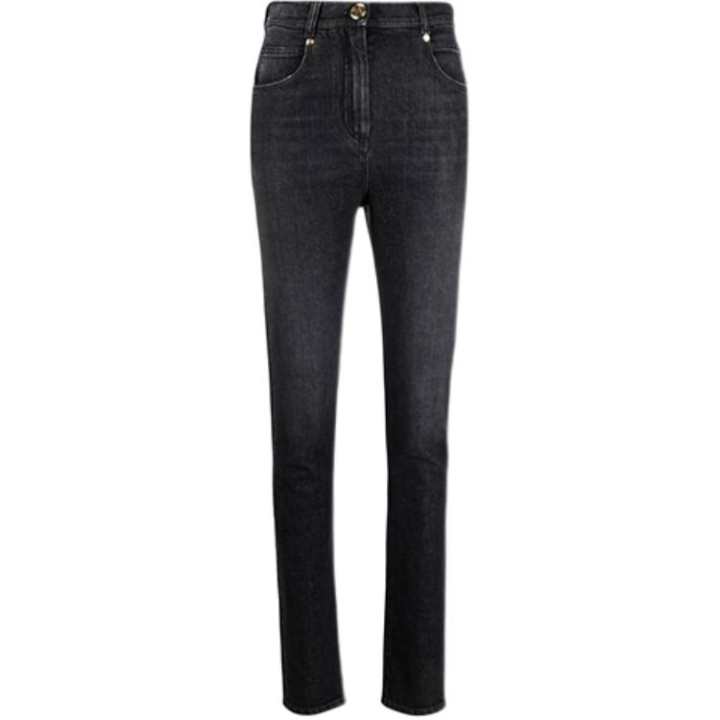 BALMAIN 【Previous Season】high-waisted button-detail denim jeans