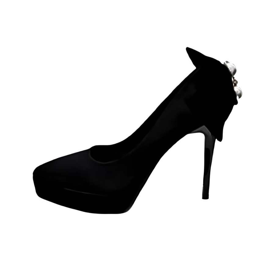 UMEK Slim Heel High Heels Women's Black