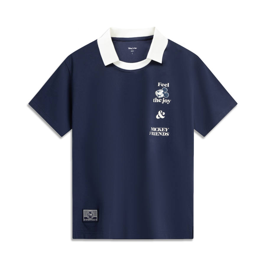 Li-Ning Li Ning Sports Life Collection Polo Shirt Men's Dark Ship Blue
