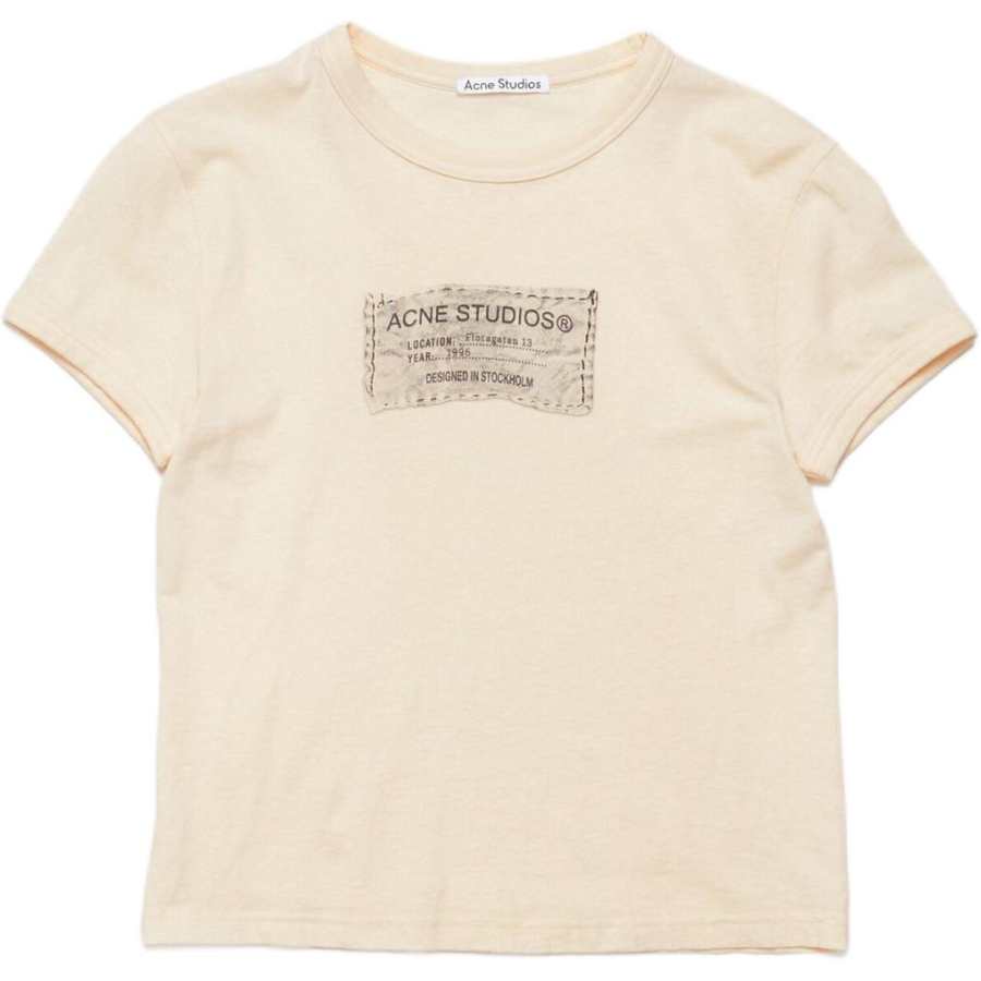 Acne Studios Acne Studios Logo print Cotton T shirt