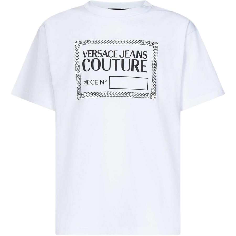 VERSACE JEANS COUTURE Logo-Printed Crewneck T-Shirt