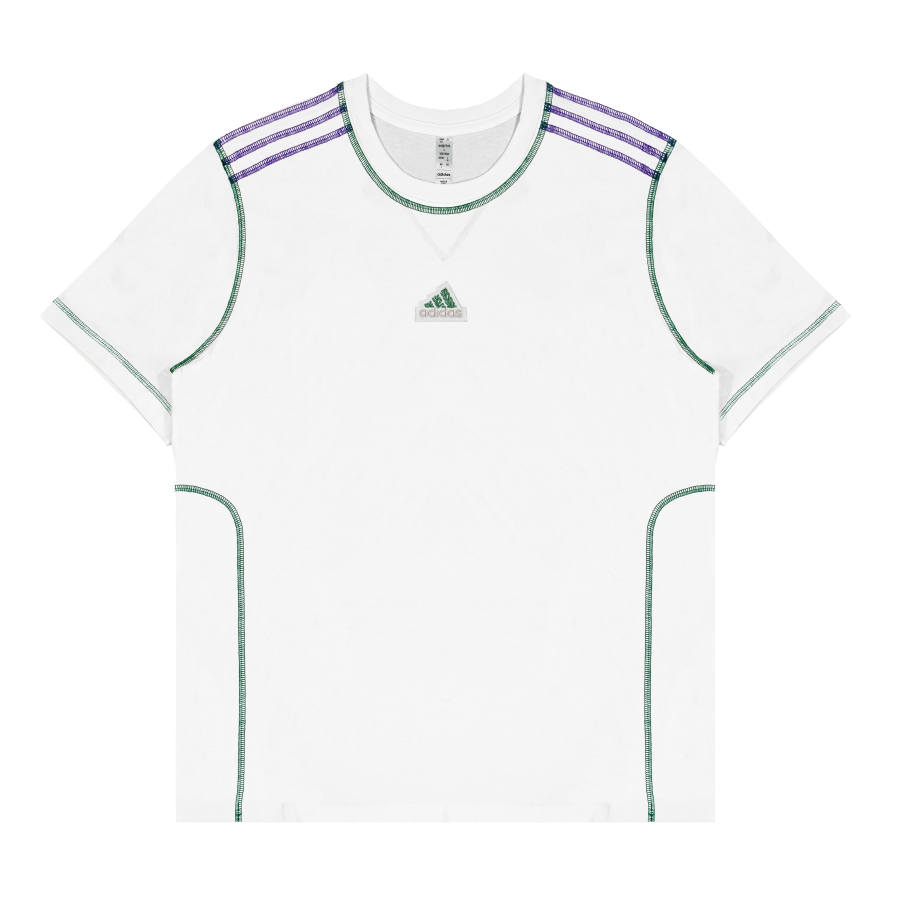 Adidas Adidas All Szn T Shirts Unisex White Crew Neck Moderate Straight Fit