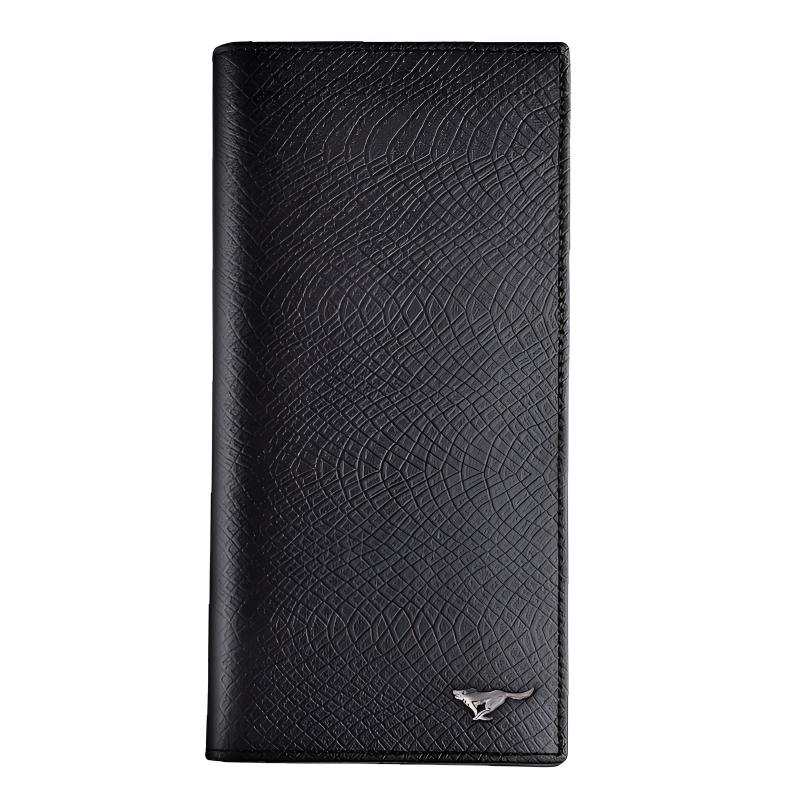 SEPTWOLVES SEPTWOLVES Top Grain Cow Leather Wallet Regular Men's Black