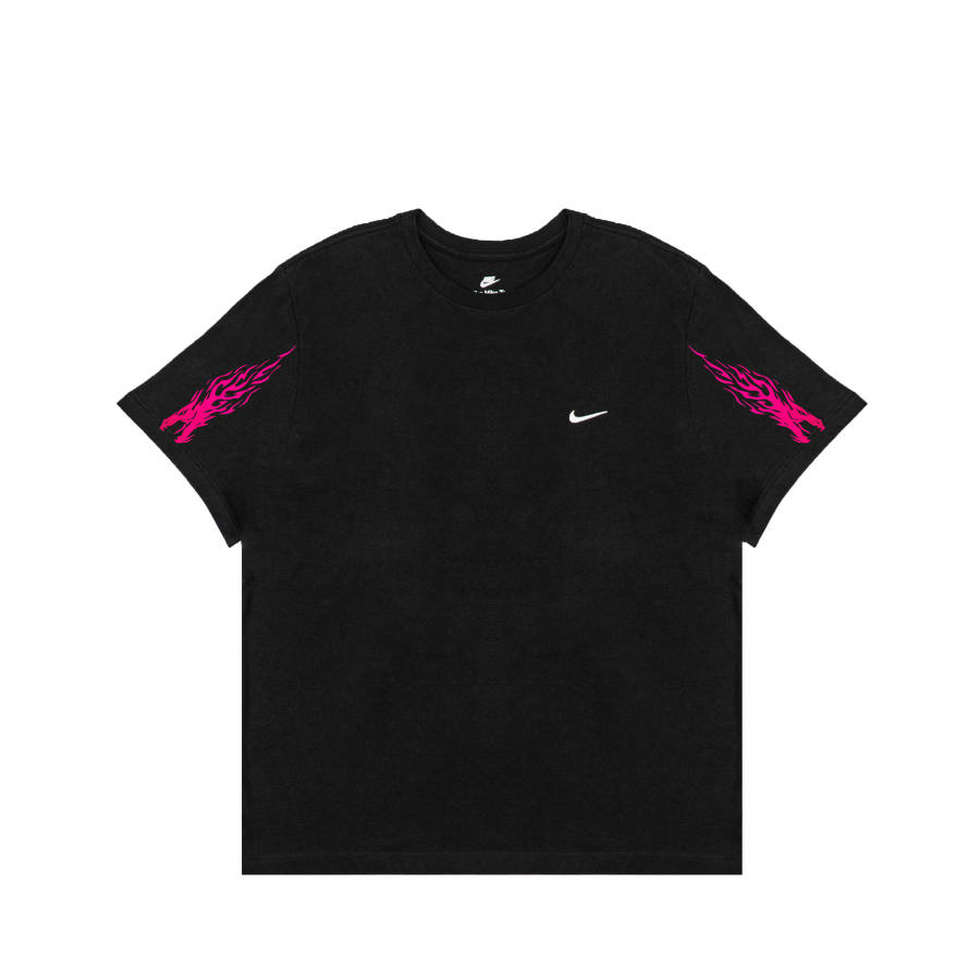 Nike Nike T Shirts Unisex Black Crew Neck Moderate Straight Fit