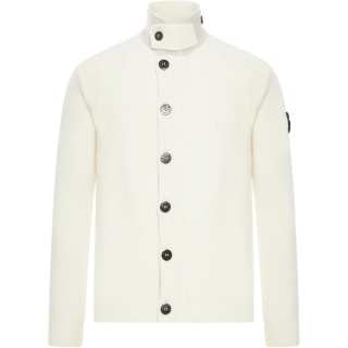 STONE ISLAND Logo Patch Buttoned Cardigan