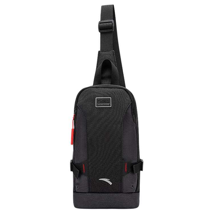Anta Variety Training Collection Fabric Sling Bag Unisex Black
