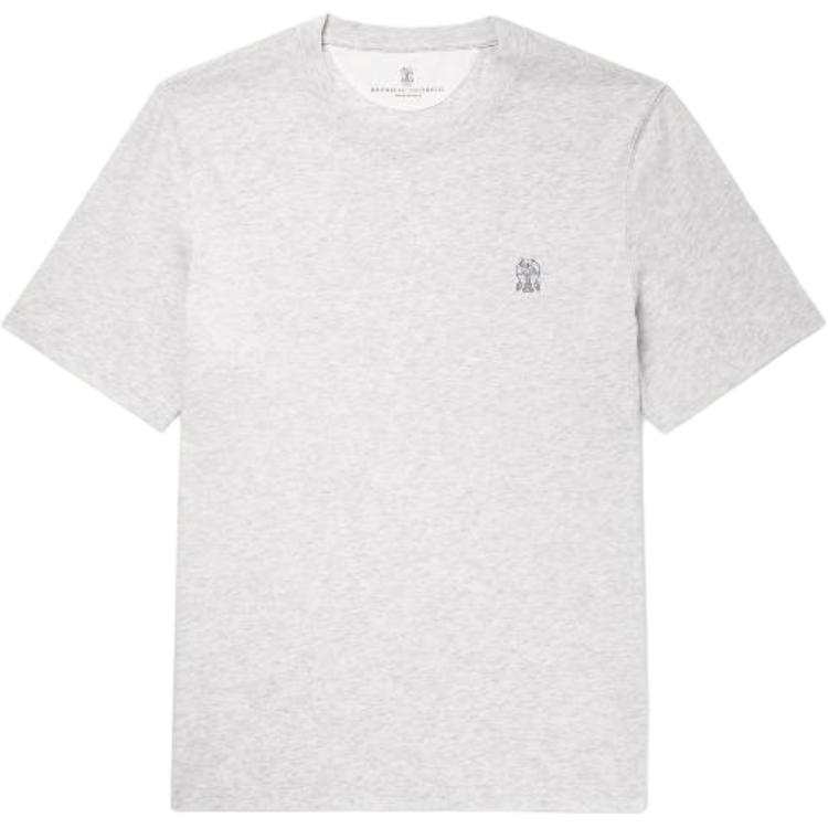 Brunello Cucinelli T Shirt Men's Light Gray