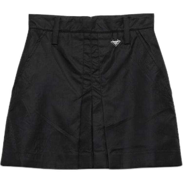PRADA Re Nylon FW25 Casual Short Skirts Women's Black