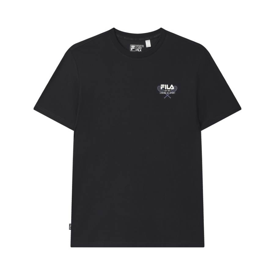 FILA ORIGINALE T Shirts Men's Legend Blue NV Crew Neck Moderate