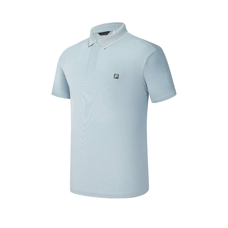 FILA Golf Polo Shirt Men's Mist Blue