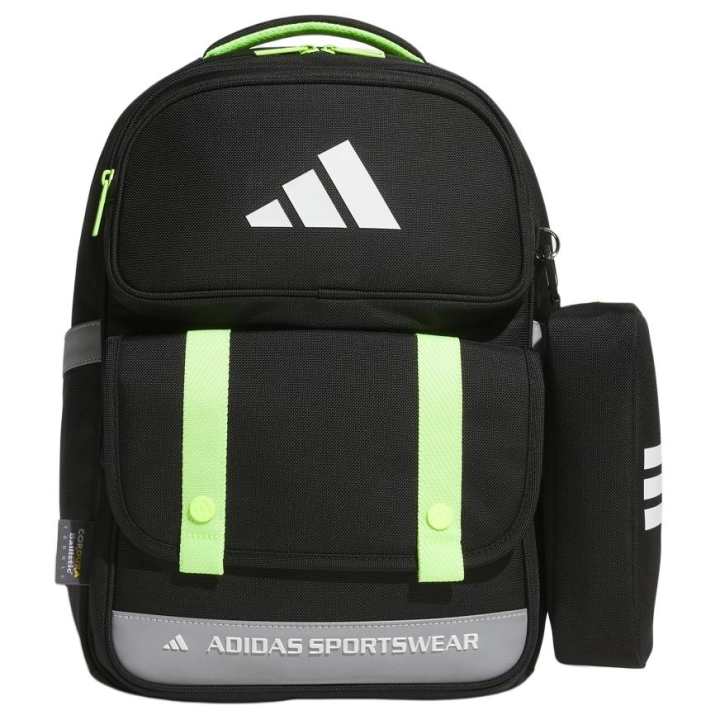 Adidas Adidas Recycled Polyamide Backpack Kids' Black & Bright Green