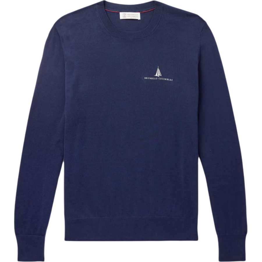 Brunello Cucinelli Knitwear Men's Marine Blue