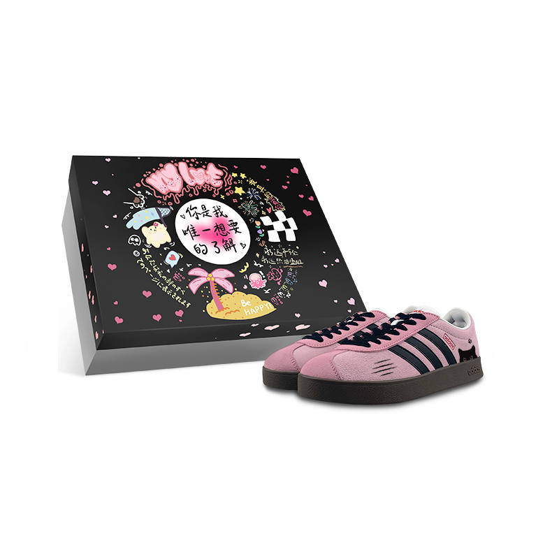 Adidas Adidas VL COURT 2.0 Low top Skateboard Shoes Unisex Pink