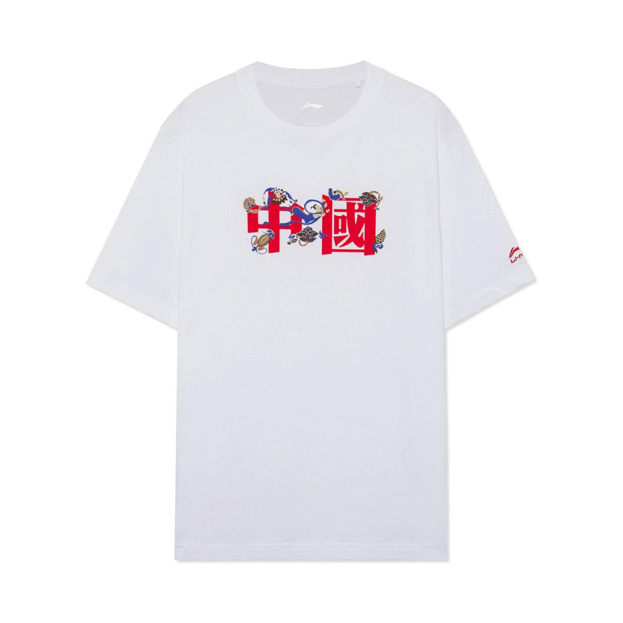 Li-Ning Li Ning Sports Fashion Collection T Shirt Men's White