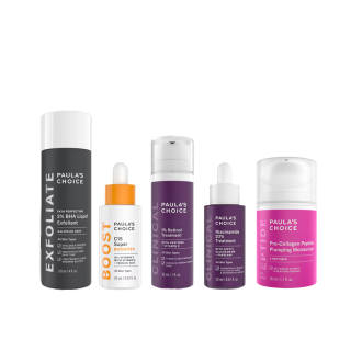 PAULA'S CHOICE Exfoliating Protective Hydrating Skincare Sets Hydrating Cleaning Five Piece Set