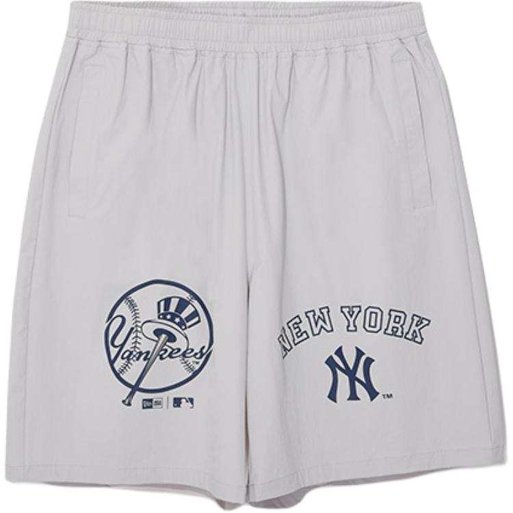 New Era Casual Shorts Unisex 14529161 Light Gray/New York Yankees Thin