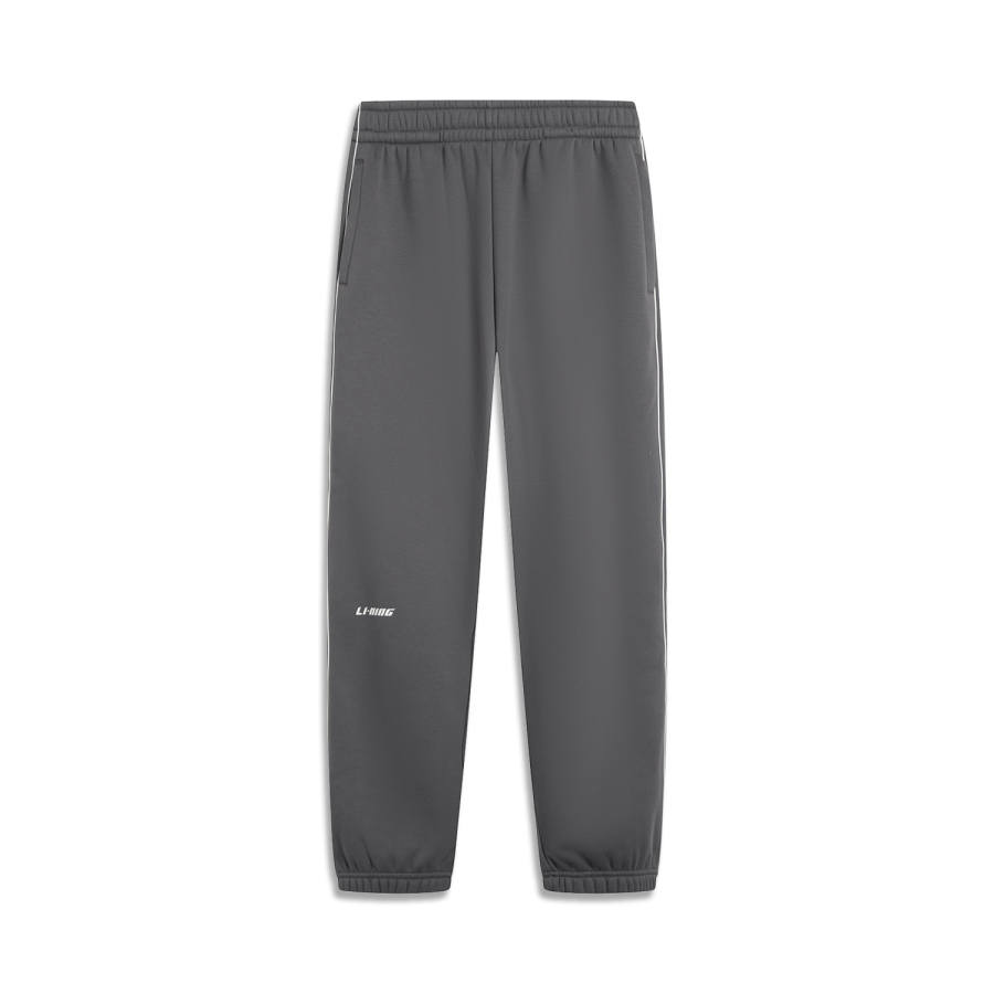 Li-Ning Li Ning Sports Life Collection Knitted Sweatpants Men's Coal Smoke Gray