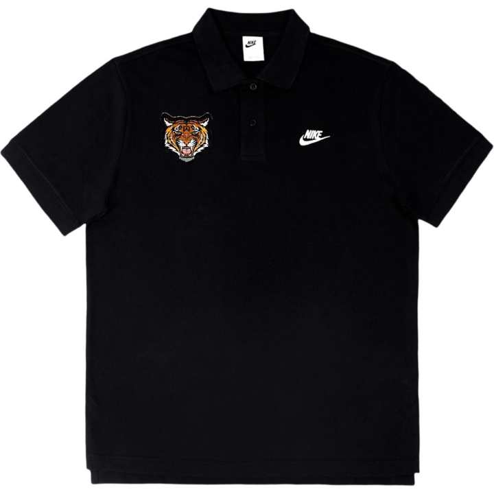 Nike Nike Polo Shirts Men's Black Polo Collar Moderate Straight Fit