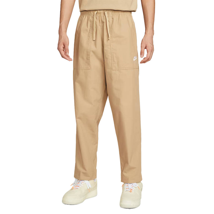 Nike Nike Club Casual Pants Men's Apricot Tea Brown/White Moderate Other