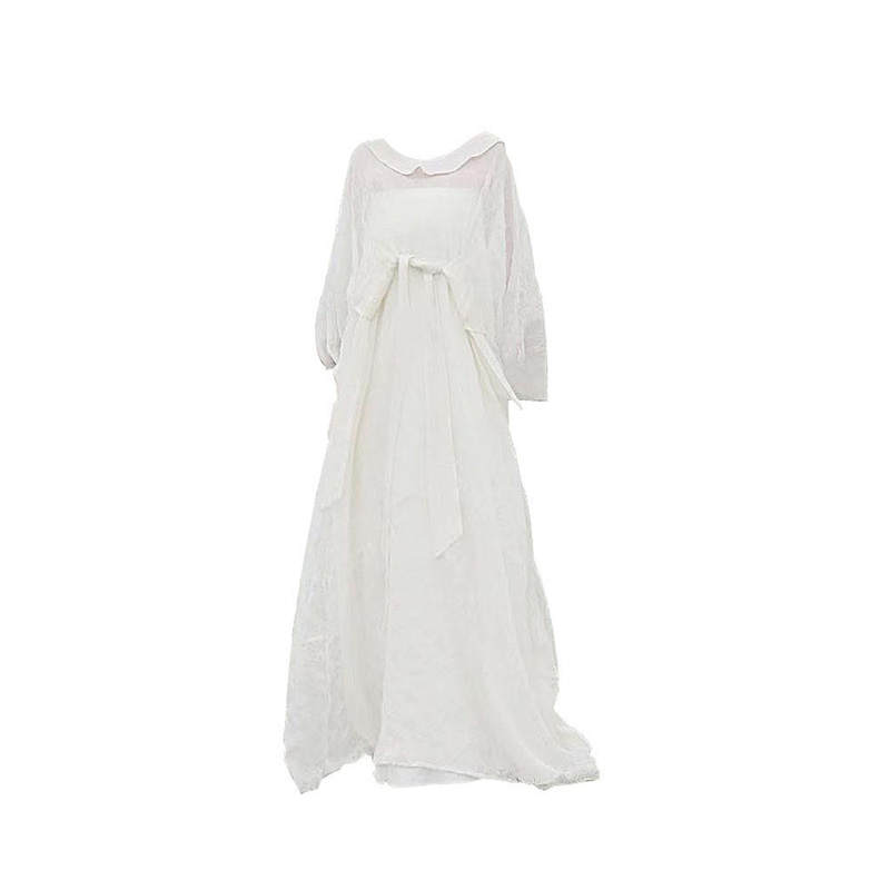 MARIE·COCO Two Piece Skirt Sets Women's Set V Neck Thin Long