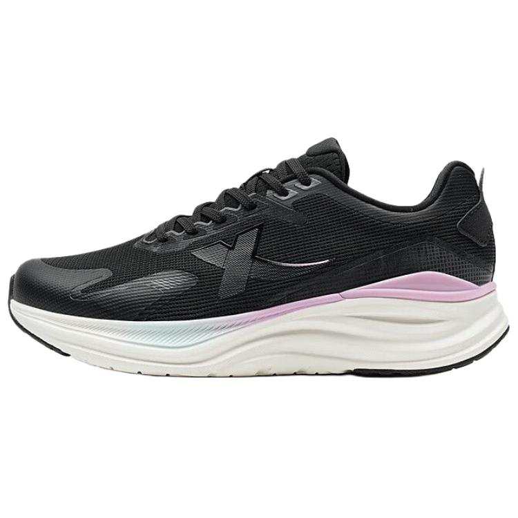 XTEP Chi Yuan Cushioning Abrasion Resistant Coverage Low top Casual Running Shoes Women's Black Pink