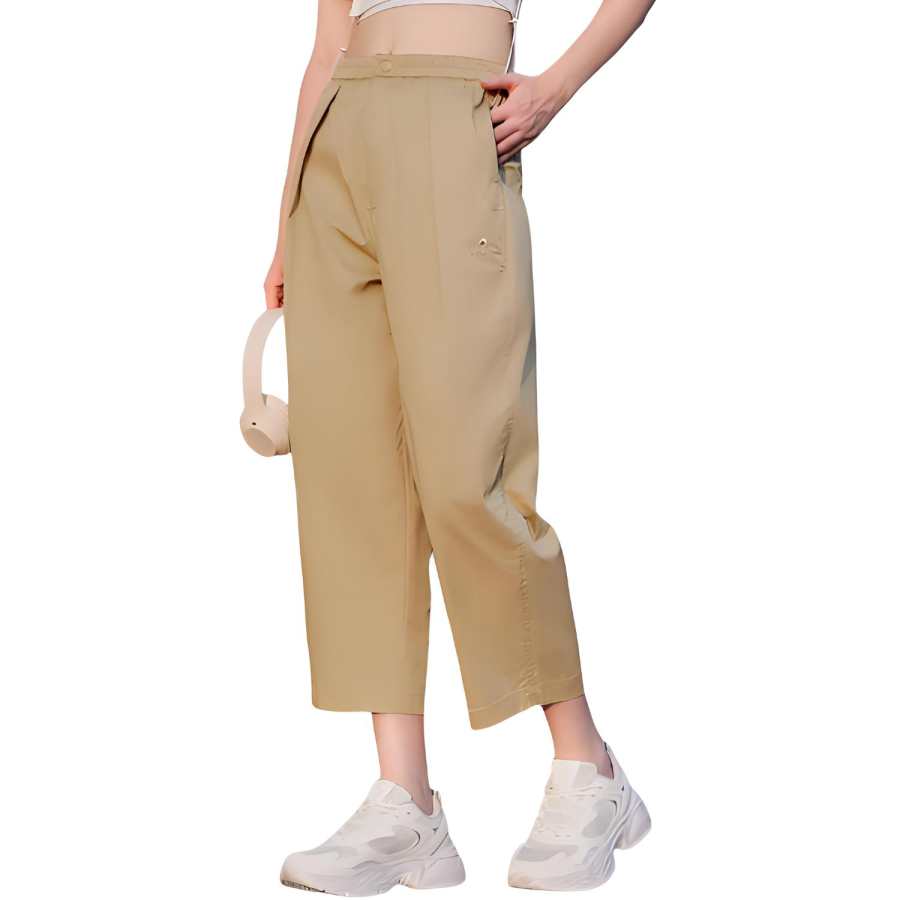 CAMEL CAMEL Casual Pants Women's Thin Straight Fit Pants