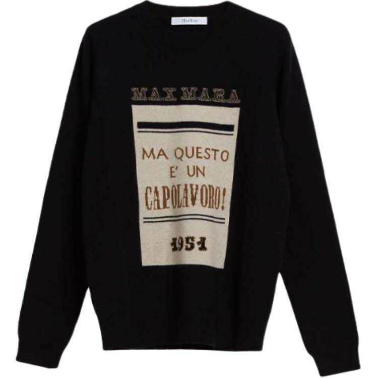 MaxMara MaxMara Fitted Sweater Women's Black