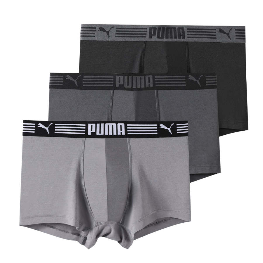 PUMA PUMA Boxer Shorts Men's Black/Dark Gray/Light Gray