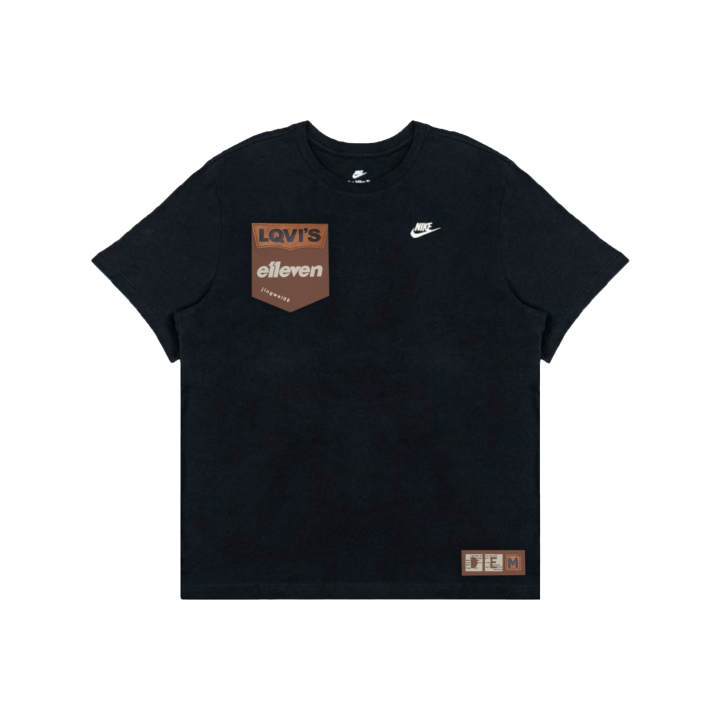 Nike Nike T Shirts Men's Black Crew Neck Moderate