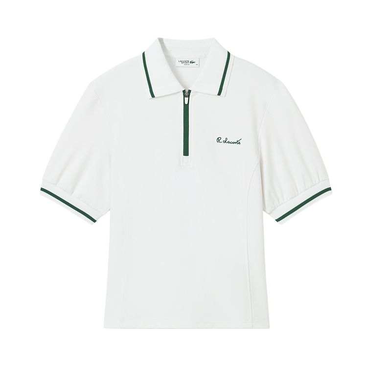 LACOSTE Polo Shirts Women's Polo Collar Moderate