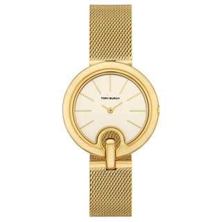 TORY BURCH Wrist Watches Quartz Movement Stainless Steel Strap 36mm Gold Dial Women's Watch