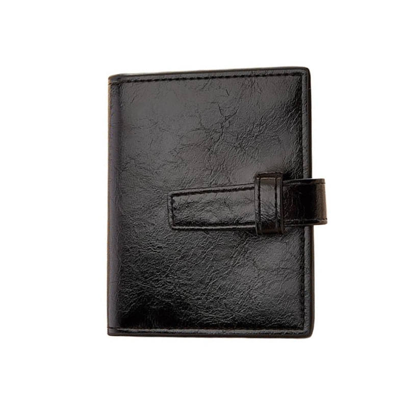 LAORENTOU Synthetic Leather Wallet Unisex Black