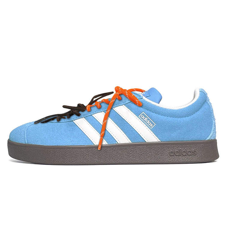 Adidas Adidas VL COURT 2.0 Abrasion Resistant Low top Skateboard Shoes Unisex Blue White