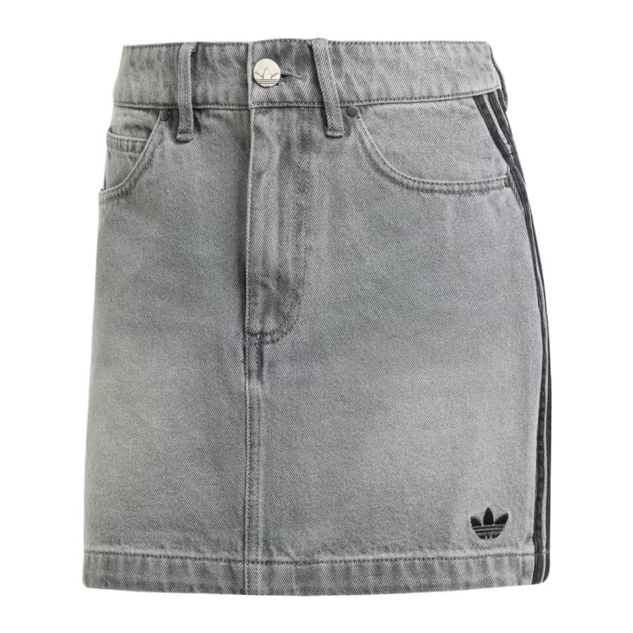 Adidas Originals Adicolor 3 Stripes Denim Mini Skirt