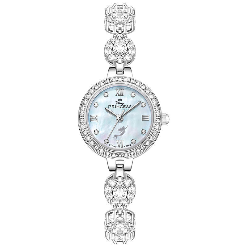 Disney Princess Quartz Movement Watch Women's Watch Mother of Pearl Color Watch Dial