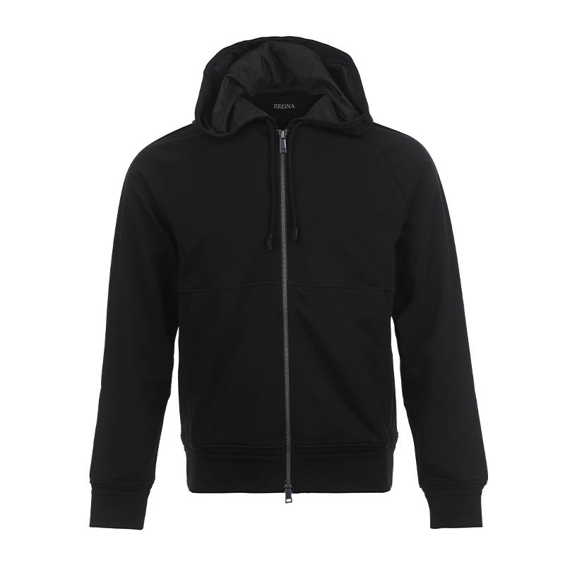 Ermenegildo Zegna SS25 Sweatshirt Men's Black