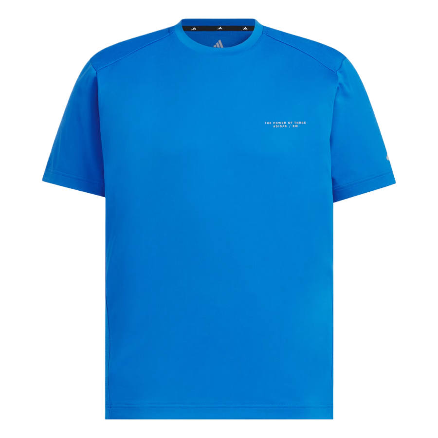Adidas Adidas T Shirts Men's Bright Royal Blue Crew Neck Moderate Straight Fit