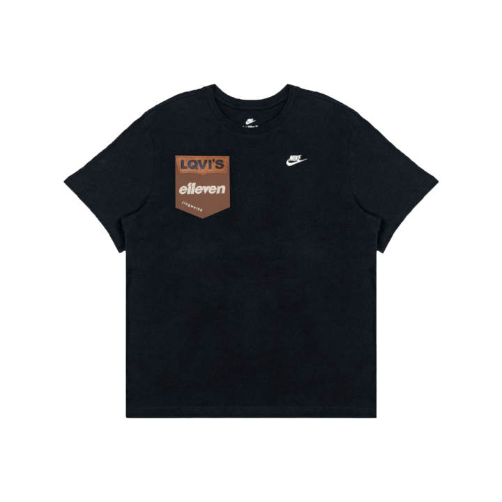 Nike Nike T Shirts Men's Black Crew Neck Moderate