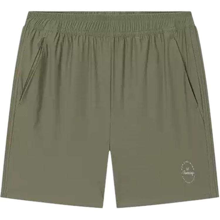 361° Sports Shorts Women's Dark Green Coffee Thin Straight Fit Pants