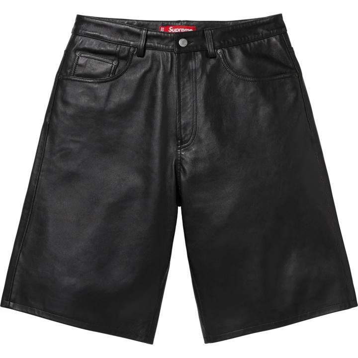 Supreme Supreme Baggy Leather Short