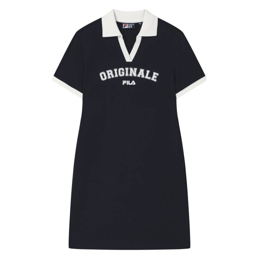 FILA ORIGINALE Short Sleeved Dress Women's Legend Blue